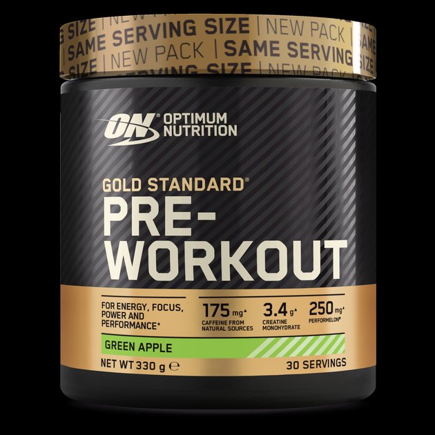 ON Gold Standard Pre Workout 30serv Green Apple — Green Apple — Powder - image 1 of 2