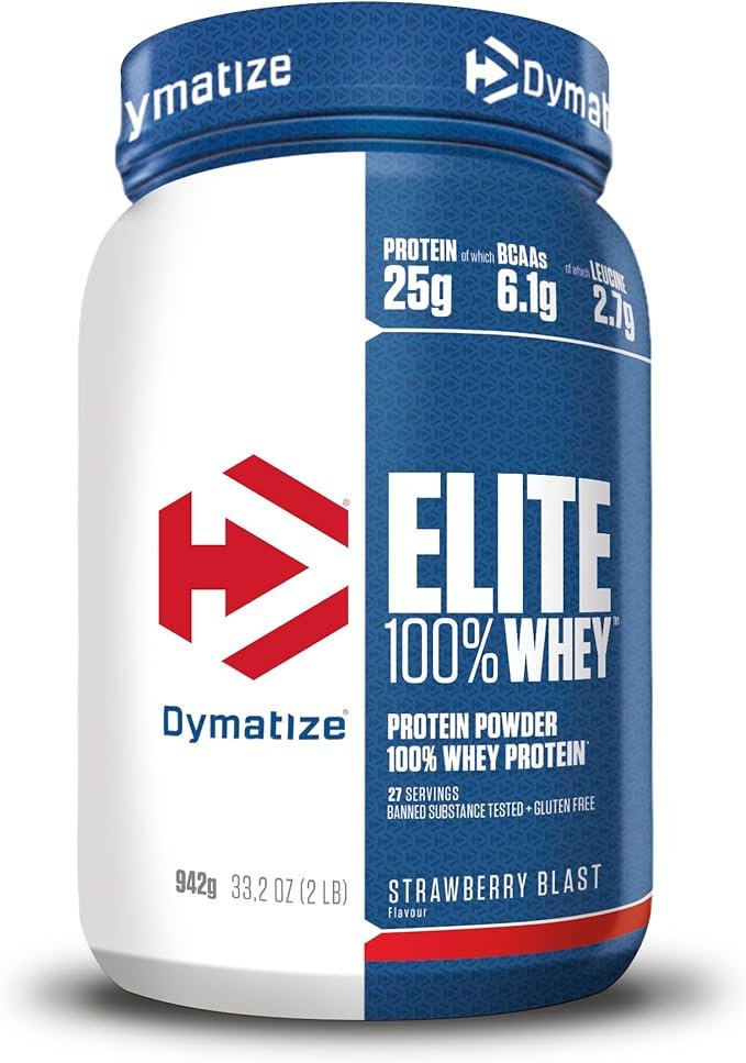 Dymatize Elite Whey - Maasikas — Strawberry — Powder - image 1 of 2