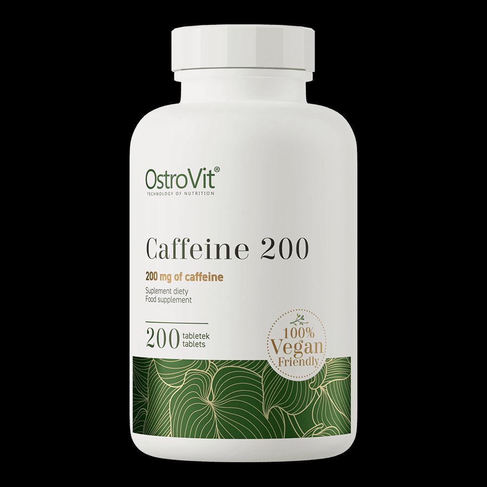 OstroVit Caffeine 200mg VEGE 200 Tablets