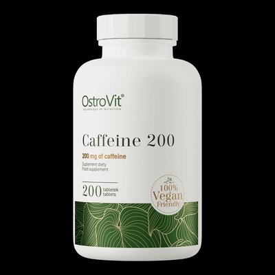 OstroVit Caffeine 200mg VEGE 200 Tablets