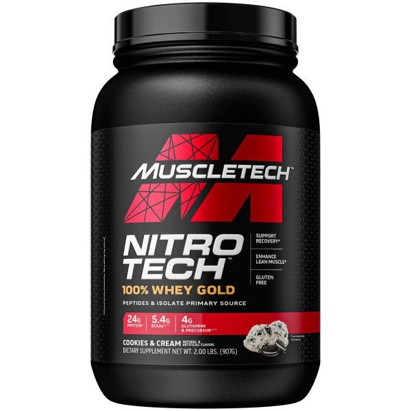 MuscleTech Nitro Tech 100% Whey Gold - Küpsised ja kreem — Cookies And Cream — Powder - image 1 of 2