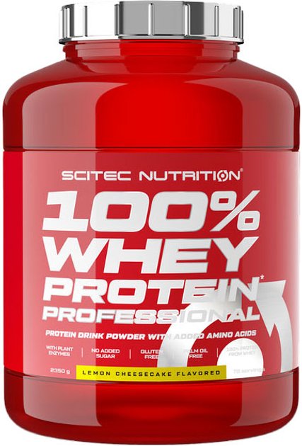 Scitec 100% Whey Protein Professional - Lemon Cheesecake — Lemon — Powder - image 1 of 2