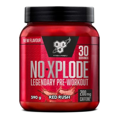 BSN N.O. Xplode 30 порций Red Rush – кислая вишня