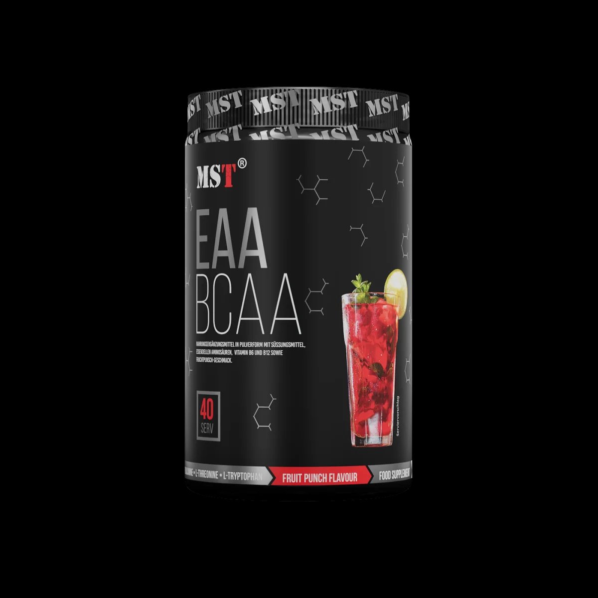 MST BCAA EAA 40serv Puuviljapunch — Fruit Punch — Powder - image 1 of 4
