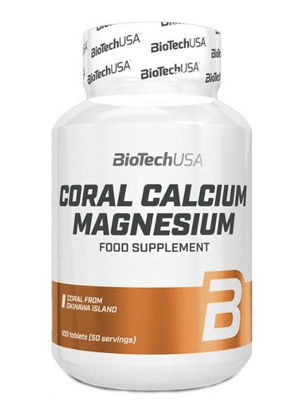 BIOTECHUSA Coral Calcium and Magnesium - 100 Tablets — Tabs - image 1 of 2