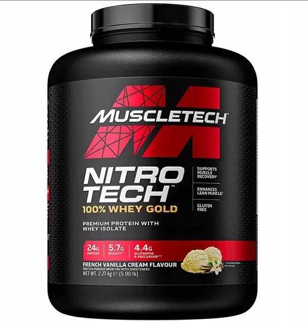 MuscleTech Nitro Tech 100% Whey Gold - Vanilla — Vanilla — Powder - image 1 of 2
