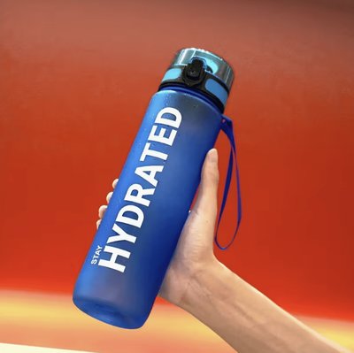 Sports Water Bottle 1000ml Blue