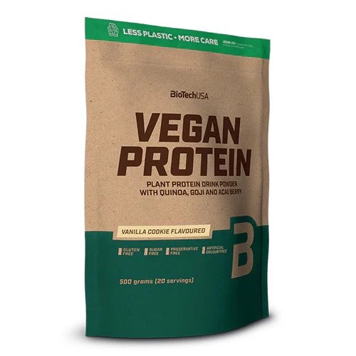 BIOTECHUSA Vegan Protein Powder - Vanilla Cookie — Vaniljekupsis — Powder - image 1 of 2