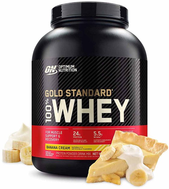 Optimum Nutrition Gold Standard 100% Whey - Banana Cream — Banana Yogurt — Powder - image 1 of 2