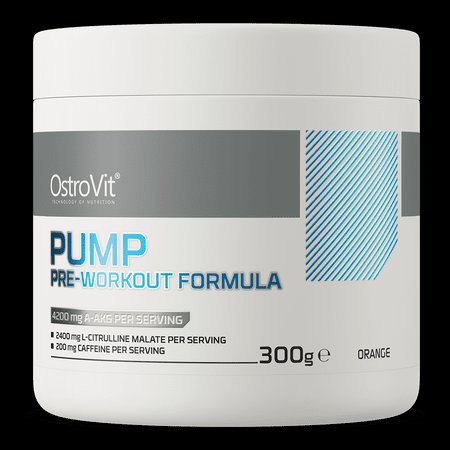 OstroVit Pump Pre-Workout formula 300g Apelsin