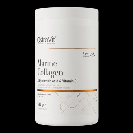 OstroVit Морской Коллаген + Гиалуроновая кислота + Витамин C 500г Манго-Ананас
