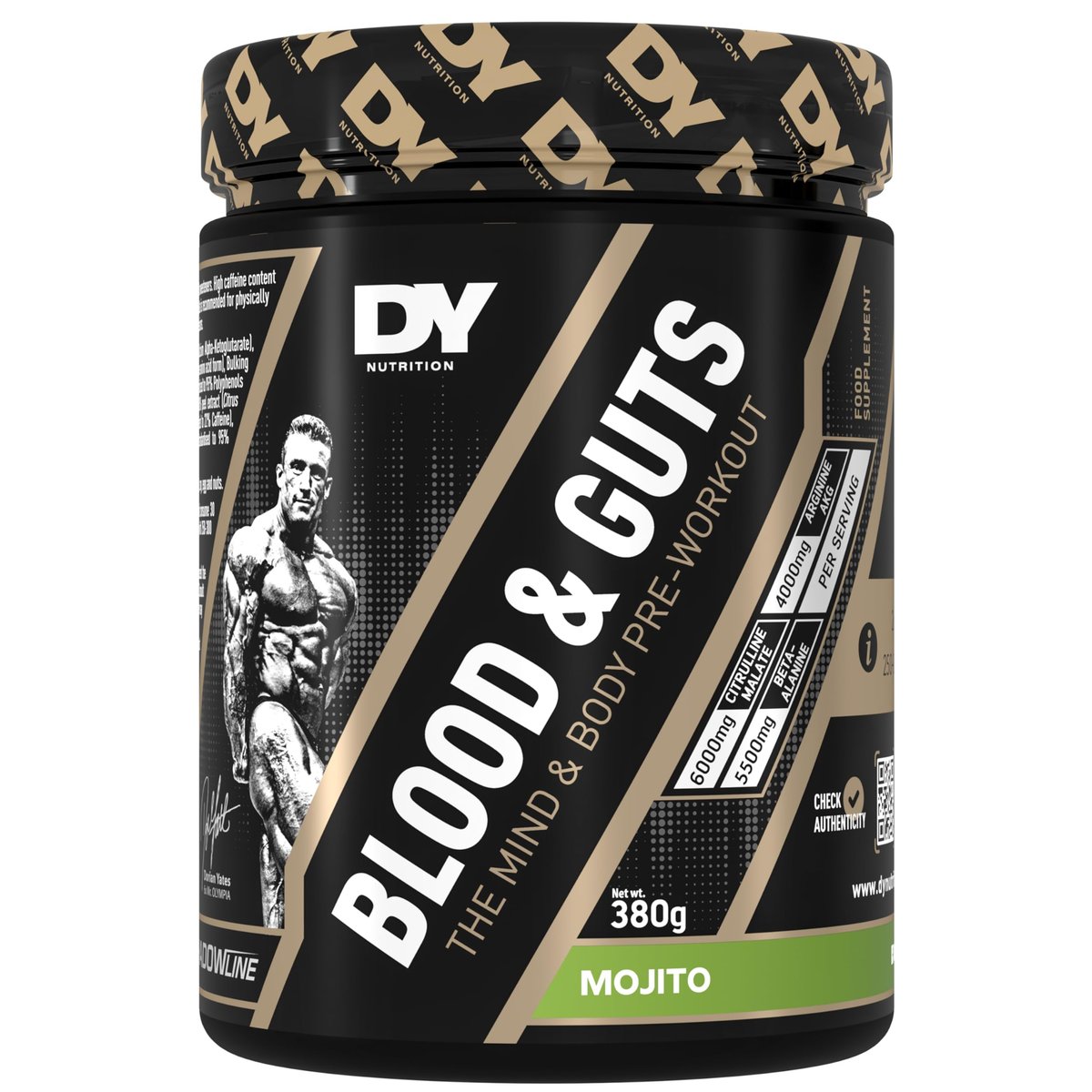 DY Nutrition Blood & Guts PreWorkout - Mojito — Mojito — Powder - image 1 of 2