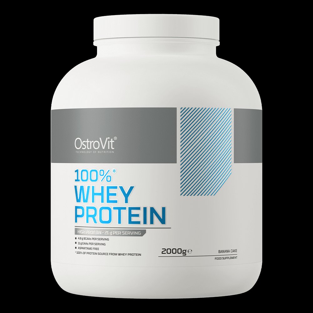 OstroVit 100% Whey Protein 2000g Banana Cake — Banana Cake — Powder - image 1 of 2