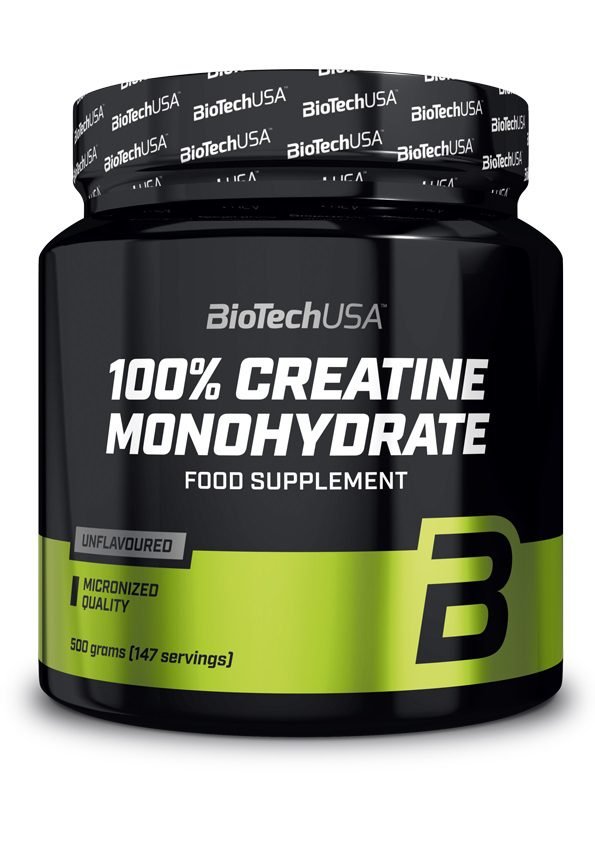BIOTECHUSA Micronized Creatine Monohydrate 500g — Unflavored — Powder - image 1 of 2