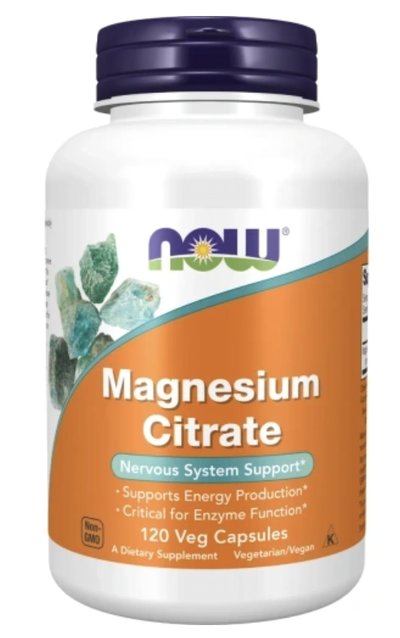 NOW Magnesium Citrate 120caps
