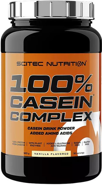 Scitec 100% Casein Complex 920g Belgia šokolaad