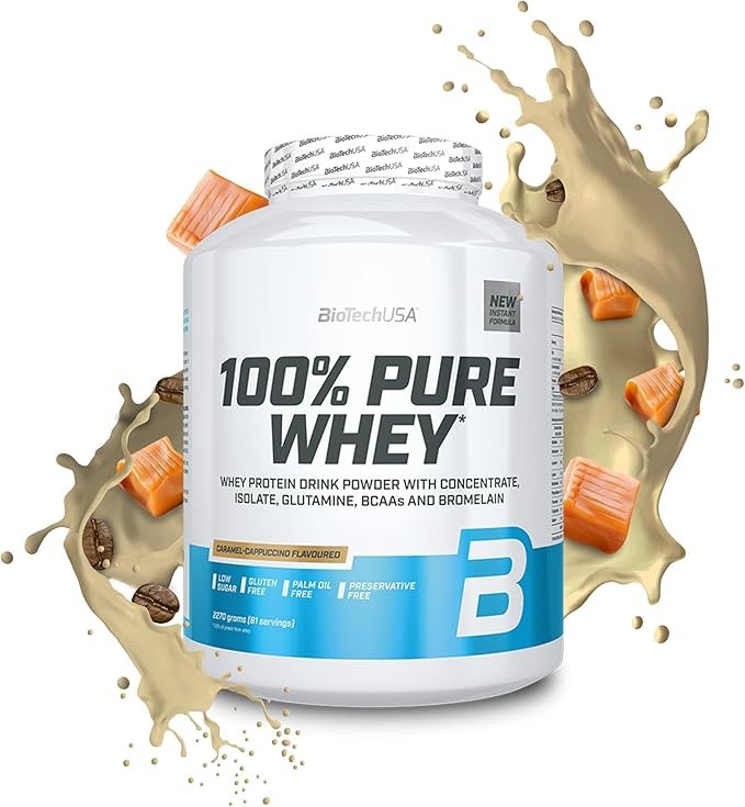 BIOTECHUSA 100% Pure Whey - Caramel Cappuccino — Caramel Cappuccino — Powder - image 1 of 2