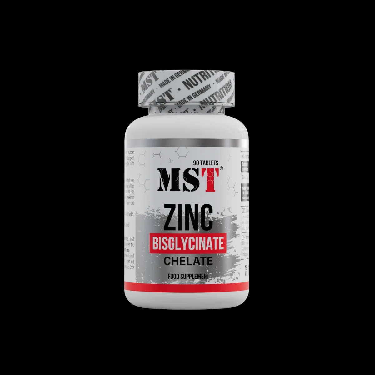 MST Zinc Chelate Bisglycinate 90 Tabs
