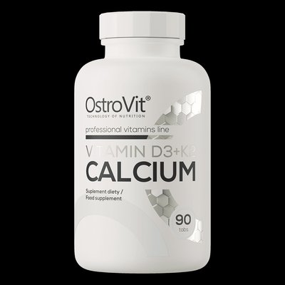 OstroVit Vitamin D3 + K2 + Кальций 90 таб