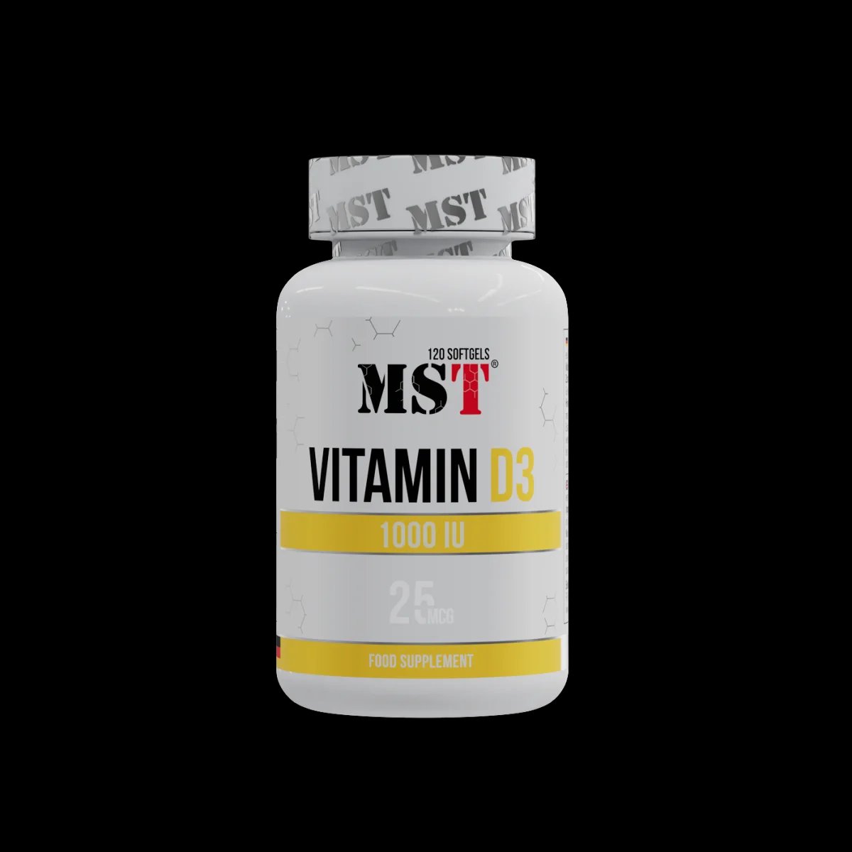 MST D3 1000 IU - 100 Softgels — Capsules - image 1 of 4