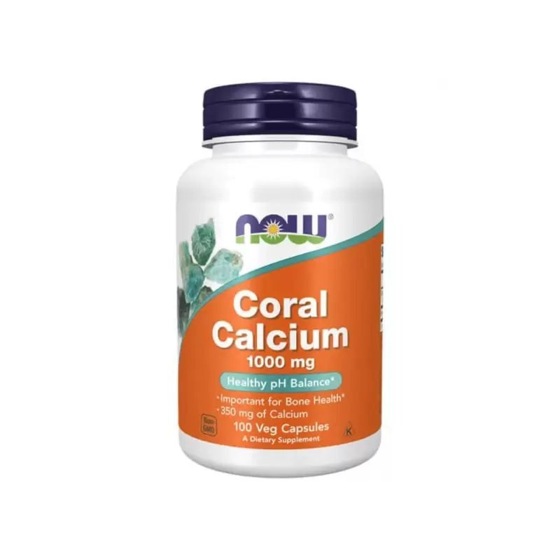 NOW Coral Calcium - 1000 mg 100 vegankapslit — Capsules - image 1 of 2