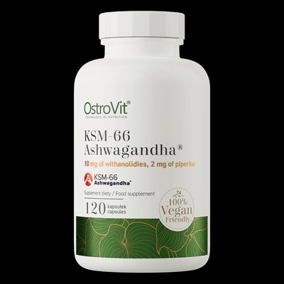 OstroVit KSM-66 Ashwagandha VEGE 120caps