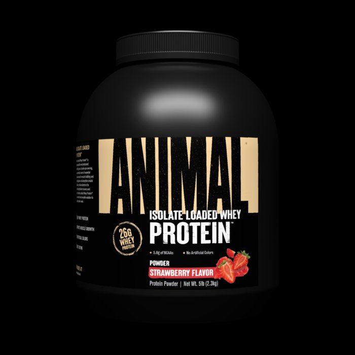 Universal Animal Whey Isolate Loaded 2.3kg Maasikas — Strawberry — Powder - image 1 of 2