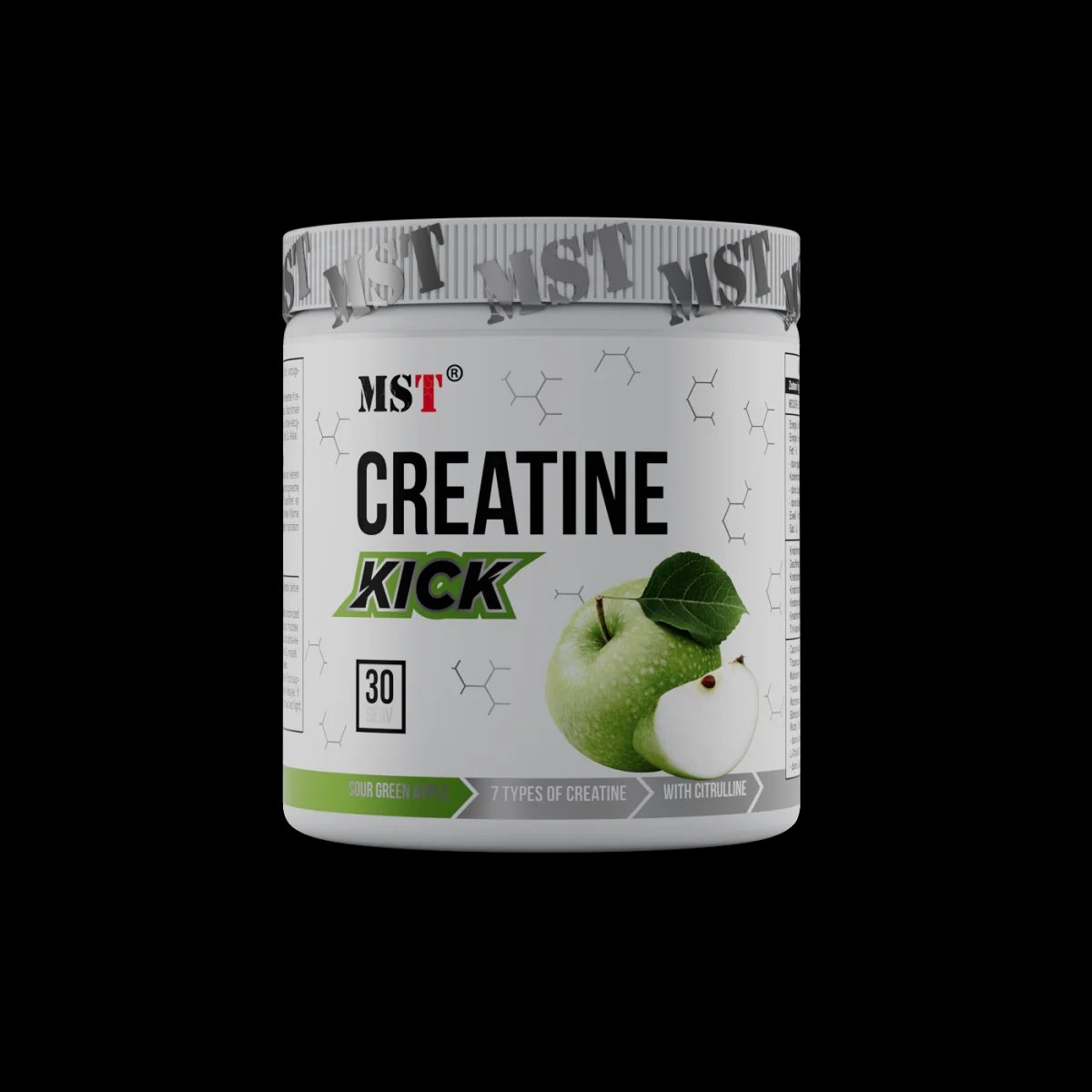 MST Creatine Kick Sour Roheline õun 300g