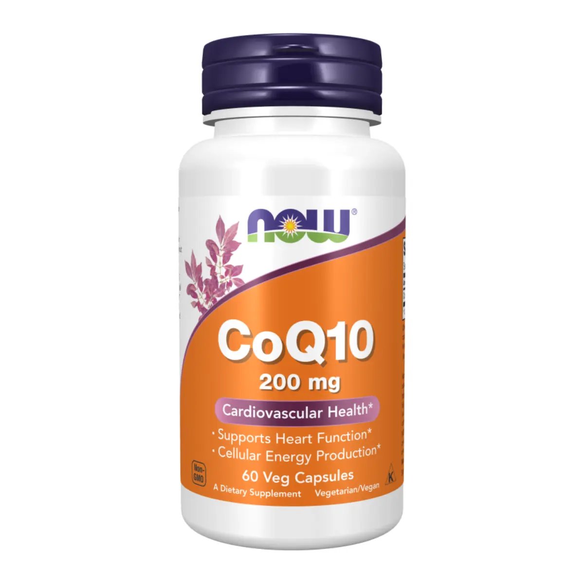 NOW CoQ10 200mg 60 растительных капсул