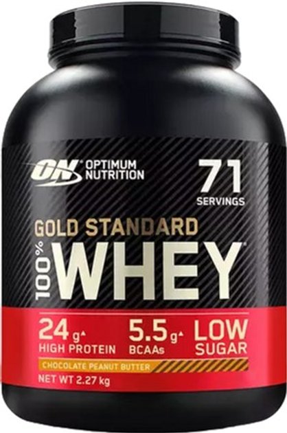 Optimum Nutrition Gold Standard 100% Whey 2,27 кг Шоколад-Арахисовое масло