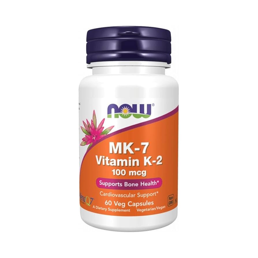 MK-7 Vitamin K-2, 100 mcg, 60 Veg Capsules