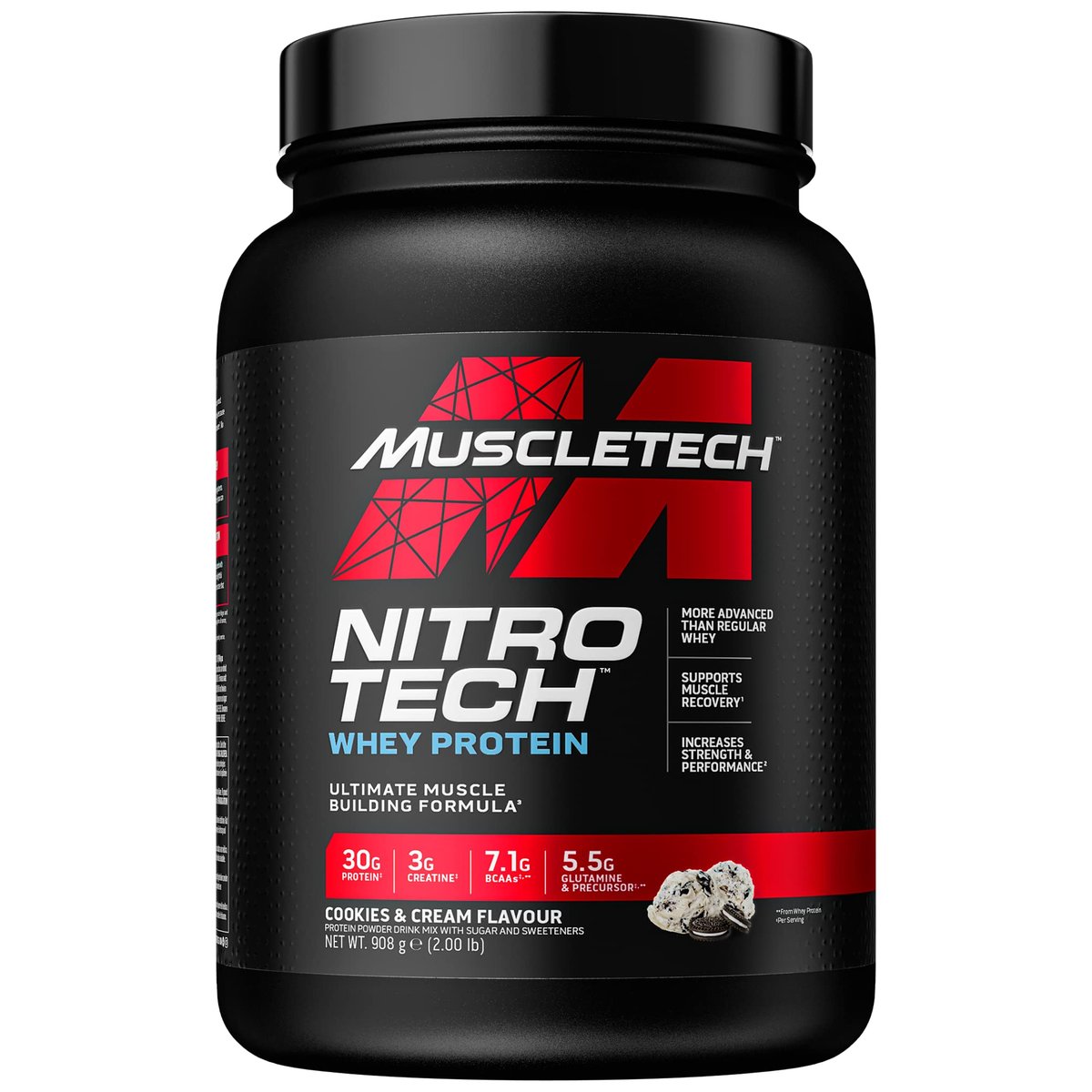 MuscleTech Nitro-Tech Performance - Küpsised ja kreem — Cookies And Cream — Powder - image 1 of 2