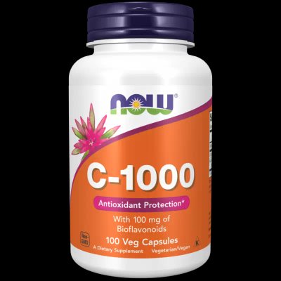 NOW C-1000 With Bioflavonoids 100 veg. caps.