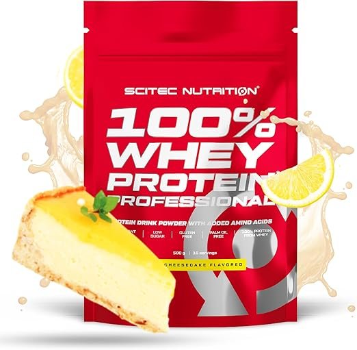 Scitec 100% Whey Protein Professional - Lemon Cheesecake — Lemon Cheesecake — Powder - image 1 of 2