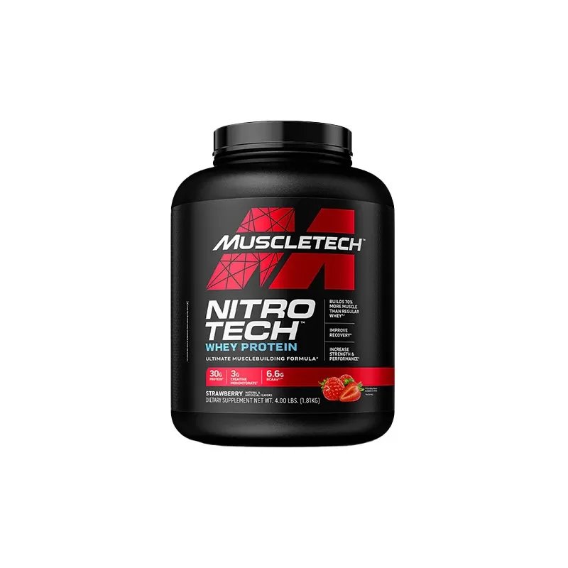 MuscleTech Nitro-Tech Performance - Maasikas — Strawberry — Powder - product image