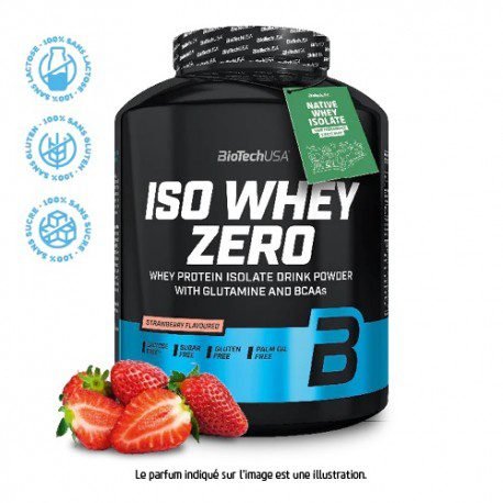 BIOTECHUSA ISO WHEY ZERO - Strawberry — Strawberry — Powder - image 1 of 2