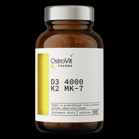 OstroVit Pharma D3 4000 IU + K2 MK-7 90 Tabs