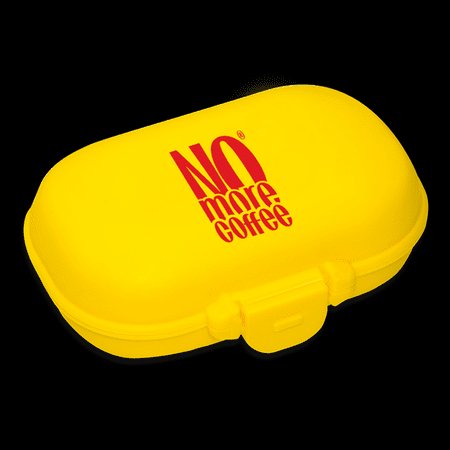 OstroVit Pill Box No More Coffee Yellow — Coffee — Accessory - product image