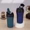 Stainless Steel Thermo Cup with Straw and Double Lid 400ml Turquoise — Accessory view 9