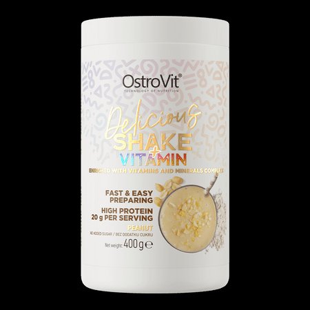 OstroVit Delicious Shake + Vitamin 400g Maapähkel
