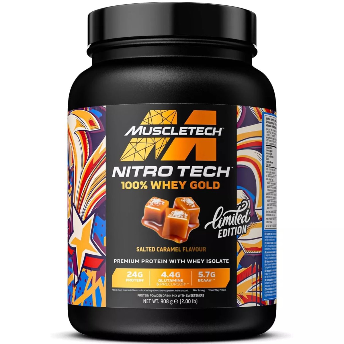 MuscleTech Nitro Tech 100% Whey Gold - Соленая карамель — Salted Caramel — Powder - image 1 of 2