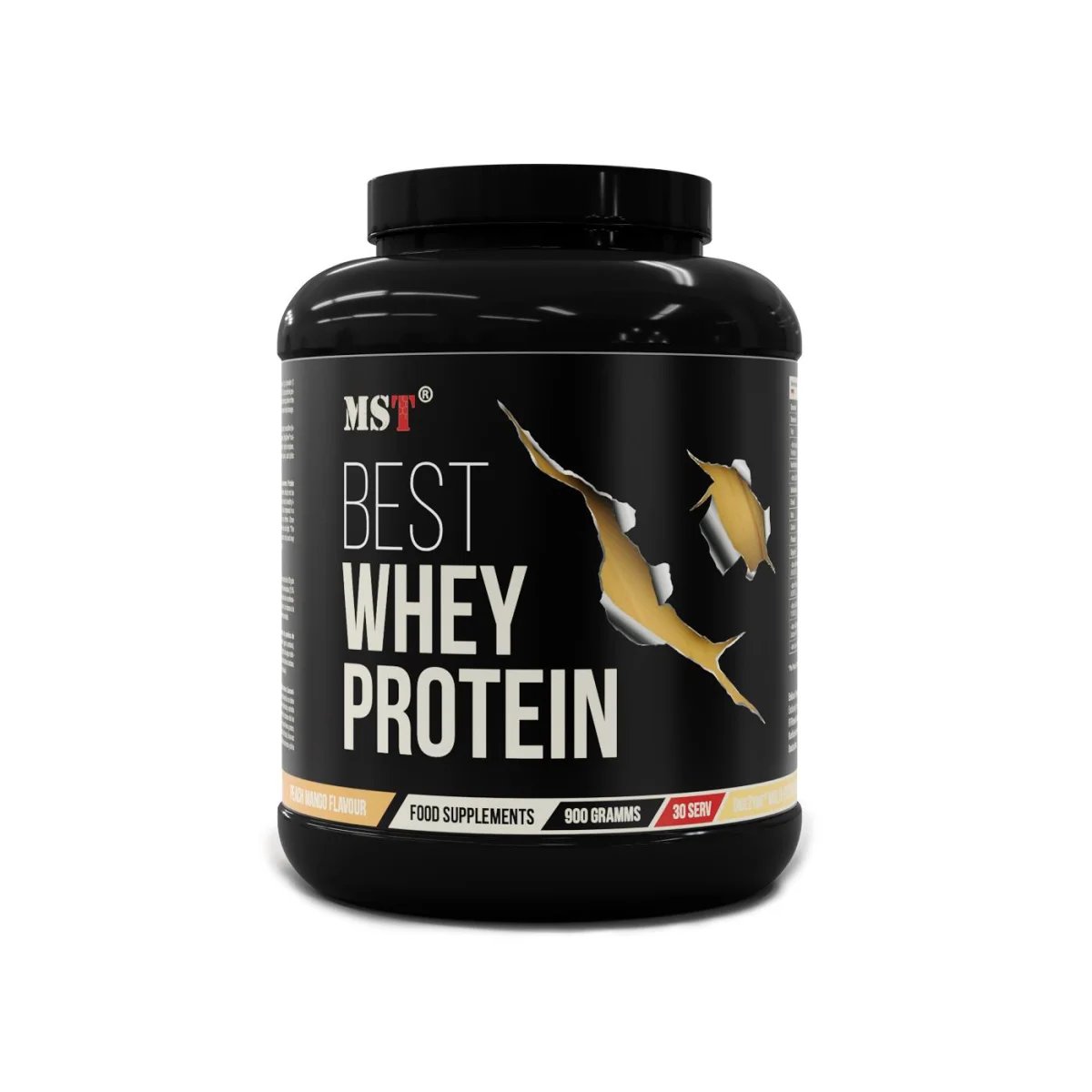 MST Protein Best Whey + Enzymes 900g Mango-Peach — Mango Peach — Powder - product image