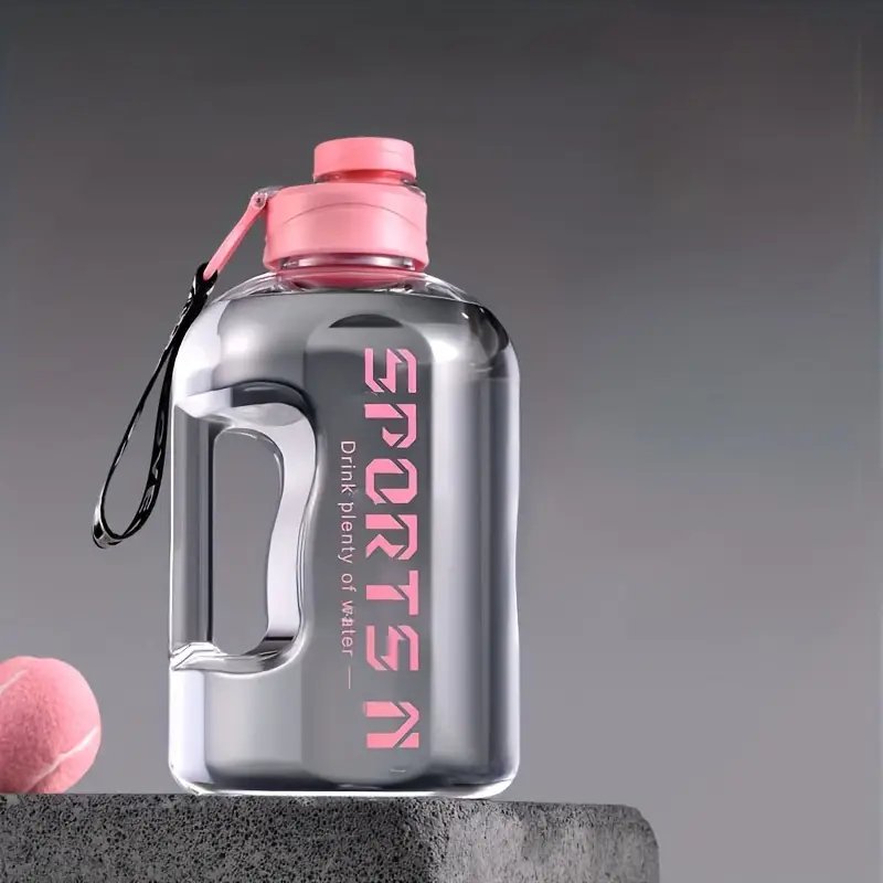Large Sports Water Bottle 1700ml with Straw Pink TM — Accessory - image 1 of 7