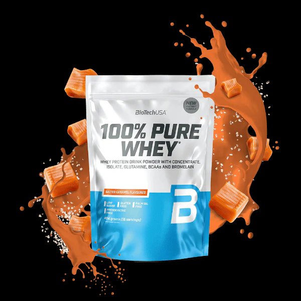 BIOTECHUSA 100% PURE WHEY - Соленая карамель — Salted Caramel — Powder - image 1 of 2