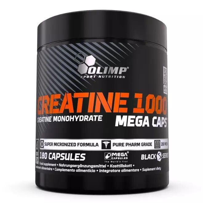 Olimp Creatine 1000 Mega - 180 капсул — Capsules - image 1 of 2