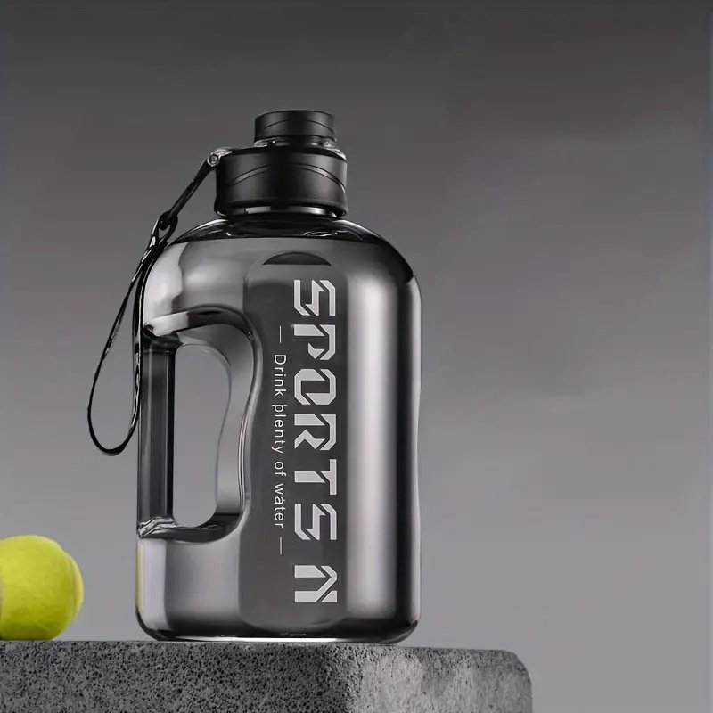 Large Sports Water Bottle 1700ml with Straw Black TM — Accessory - image 1 of 6