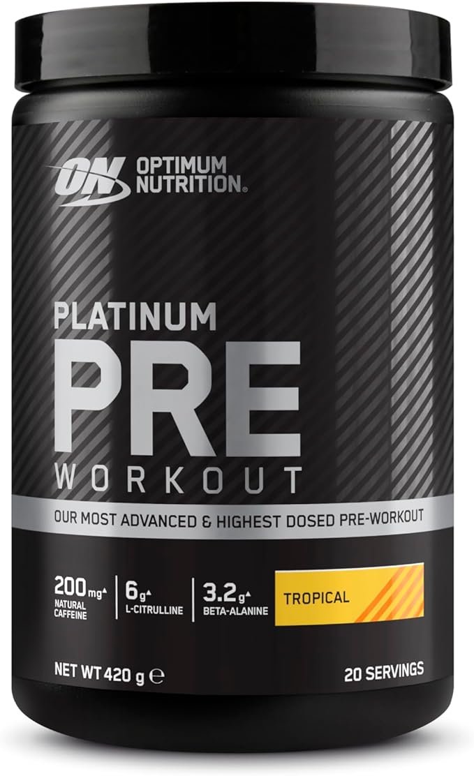 Optimum Nutrition Platinum Pre-Workout - Тропический — Tropical — Powder - image 1 of 2
