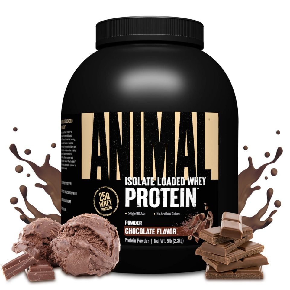 Universal Animal Whey Isolate Loaded 2.3кг (Вкус: Шоколад) — Chocolate — Powder - image 1 of 2
