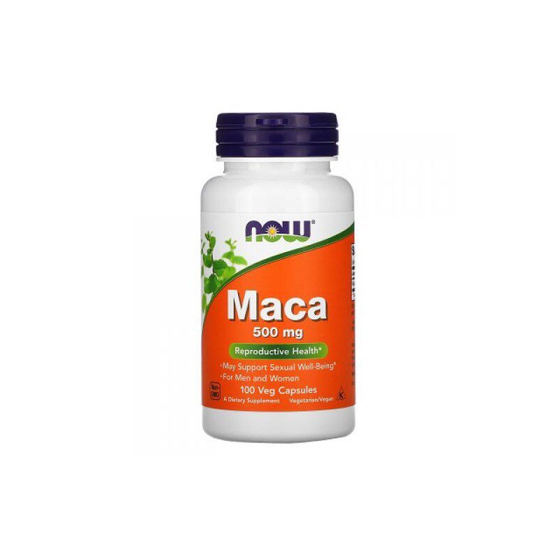 NOW Maca 500mg - 100 Veg Capsules — Capsules - image 1 of 2