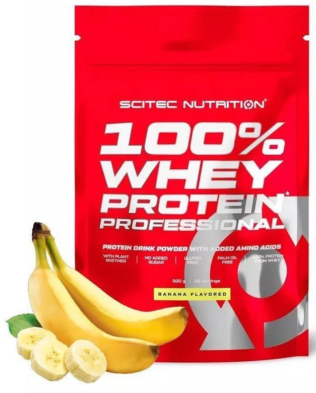 Scitec 100% Whey Protein Professional - Банан — Banana — Powder - image 1 of 2